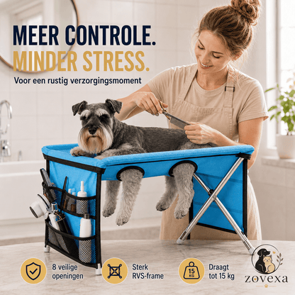 De SpetterSpot™ -De veilige douche-standaard voor honden en katten