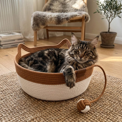 Dream Lounge Kattenmand – Geweven Katoen