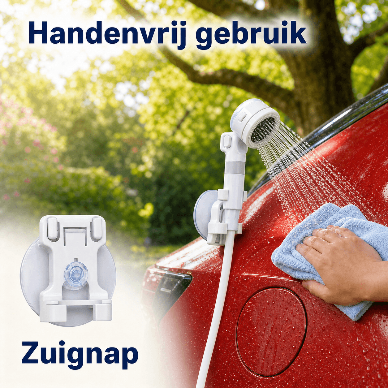 PawShower Pro™ – Draagbare Hondendouche & Pootjesreiniger