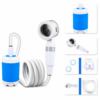 PawShower Pro™ – Draagbare Hondendouche & Pootjesreiniger