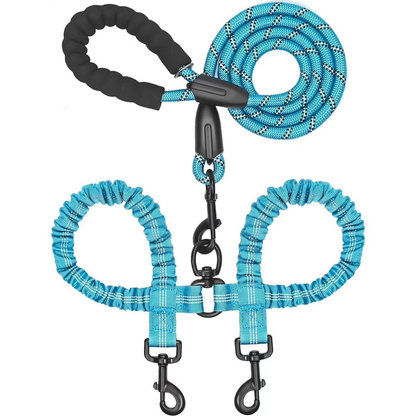 WiggleWalk™ Hondriem 360° draaibare dubbele wandelriem voor honden
