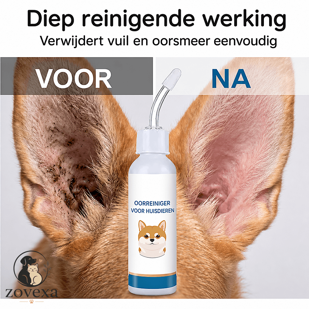 FluffyEars Care™ OORREINIGER VOOR HUISDIEREN