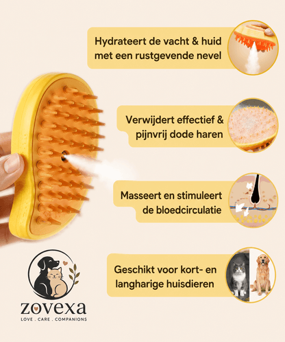 CozyBrush™  - Vachtverzorgings Borstel voor Huisdieren